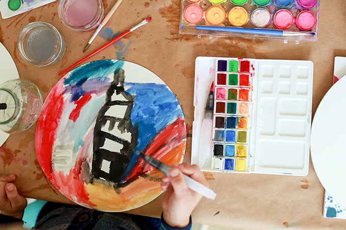 3 Watercolor Painting Ideas about Space - The Artful Parent
